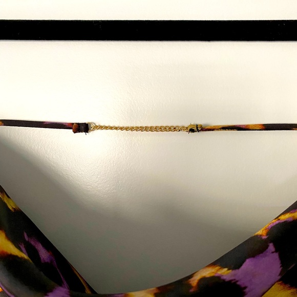 Brand new ZARA Satin Effect Leopard Print Midi Slip Dress - Picture 6 of 9